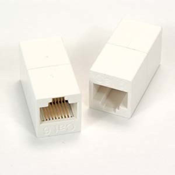 Bestlink Netware CAT6 RJ45 Inline Coupler- White 102004WT